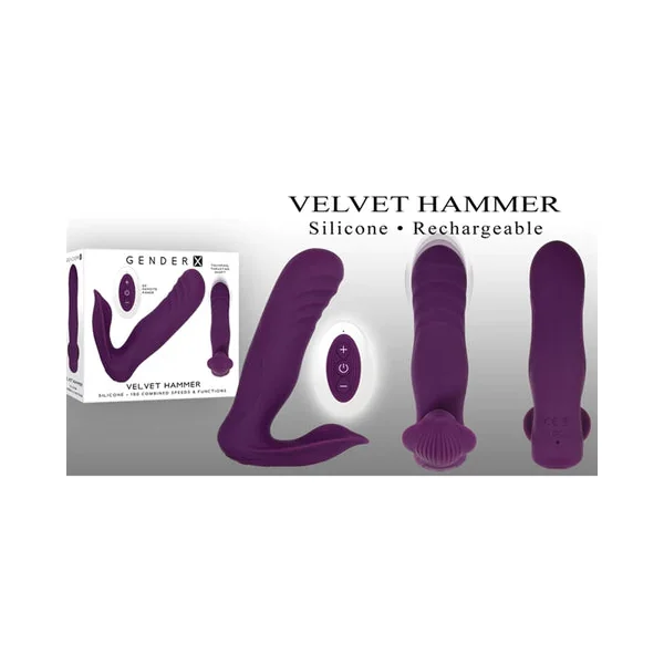 Velvet Hammer Strapless Strap On Dildo by Gender X