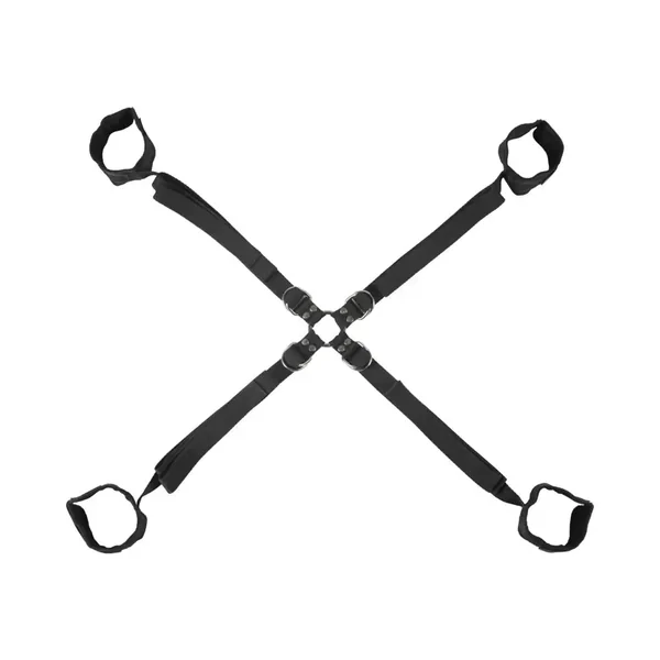 Velvet Noir Adjustable Hog Tie & Cuff Set