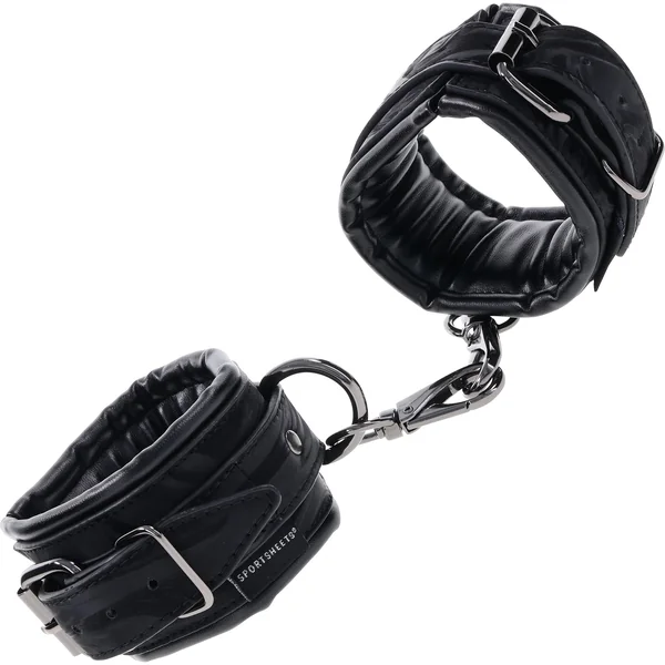 Velvet Noir Handcuffs By Sportsheets