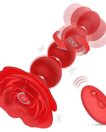 Vibrating beads anal Plug with remote control