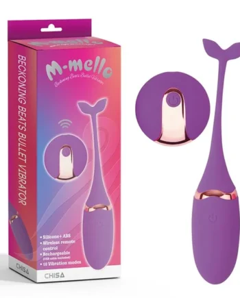 Vibrating Bullet Remote Control Beckoning Beats USB Silicone 5,9