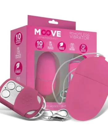 Vibrating Egg with Remote Control Medium Size Pink