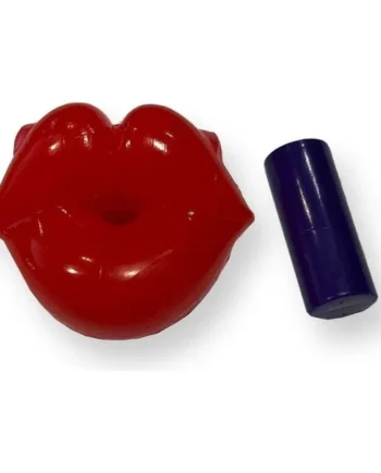 Vibrating erection ring - Red Lip - ECO PACK