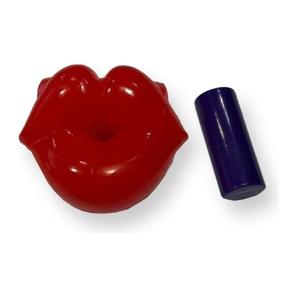 Vibrating erection ring - Red Lip - ECO PACK