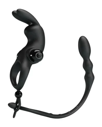 Vibrating Ring with Desmontable Anal Chain