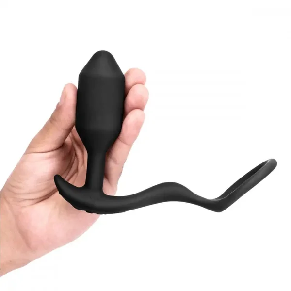 Vibrating Snug & Tug - Weighted Plug and C-Ring