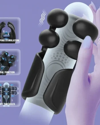 Vibrator for Men: Tapping Flapping Glans Massager – Penis Delay Trainer & Automatic Male Masturbator