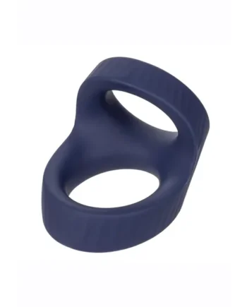 Viceroy Max Dual Ring Silicone Cock Ring – Blue