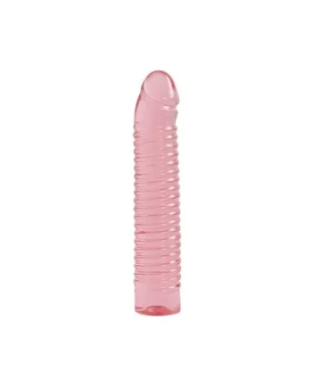 Vivid Toys Ribbed Jelly Cock-Sunrise