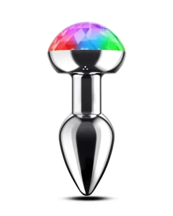 Voice-Controlled Luminous LED Anal Plug Vibrator Prostate Massager