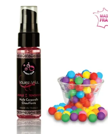 VOULEZ-VOUS - WARMING BODY OIL- BUBBLEGUM 35 ML