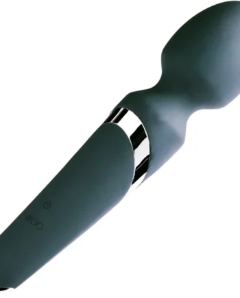 WANDA Rechargeable Silicone Waterproof Wand Vibrator By VeDO - Black