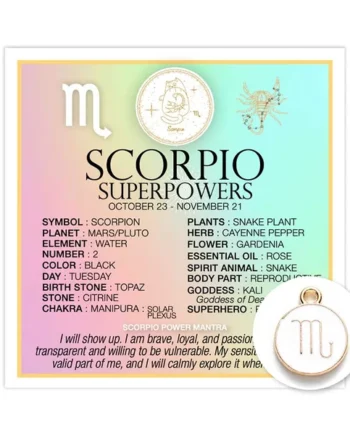 Warm Human – Mini Card Zodiac Scorpio