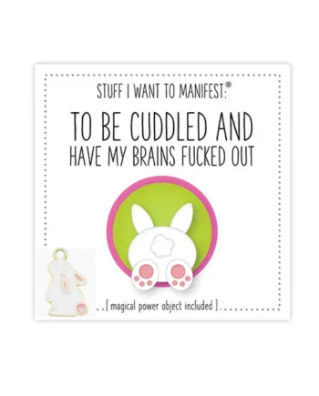 Warm Human To Be Cuddled + Have My Brains Fucked Out Mini Card & Charm