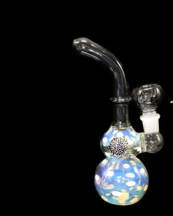 Water Pipe 7inch Dotted W/Bent Neck