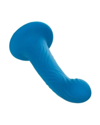 Wave Rider Ripple Silicone Anal Plug – Blue
