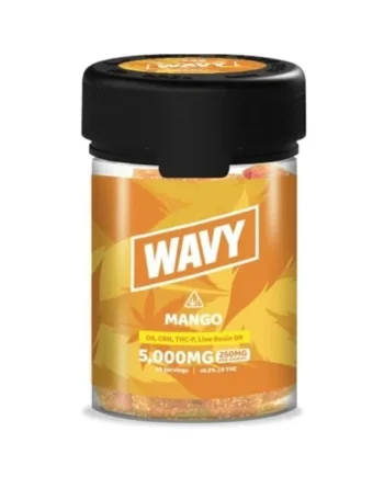 Wavy 5,000mg 20ct Live Resin Gummies Mango