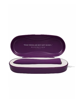 (WD) DISCRETION VIBRATOR JEWEL PURPLE