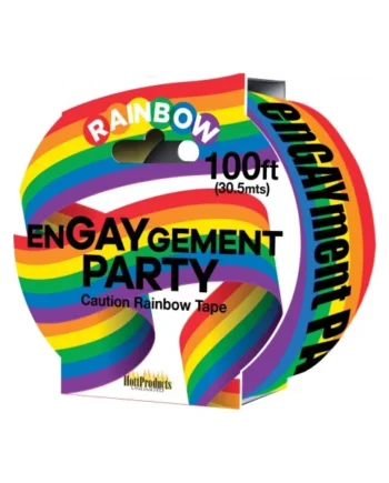(WD) ENGAYGEMENT RAINBOW CAUTI TAPE
