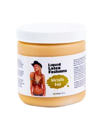 (WD) LIQUID LATEX METALLIC GOL 16OZ