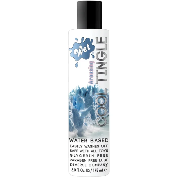 Wet Cool Tingle Water Based Lubricant - 6.0 Fl Oz