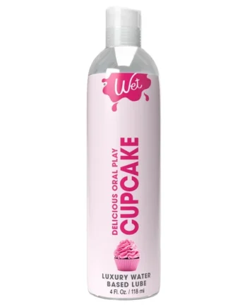 Wet Delicious Oral Play - Cupcake - Waterbased Flavored Lube 4 Oz