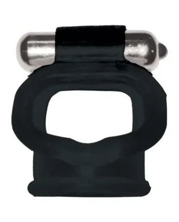 Wet Dreams Super Stud Sling Silicone Vibrating Cock Ring Waterproof – Black