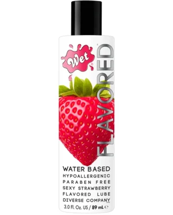 Wet Flavored Sexy Strawberry - 3 Fl Oz