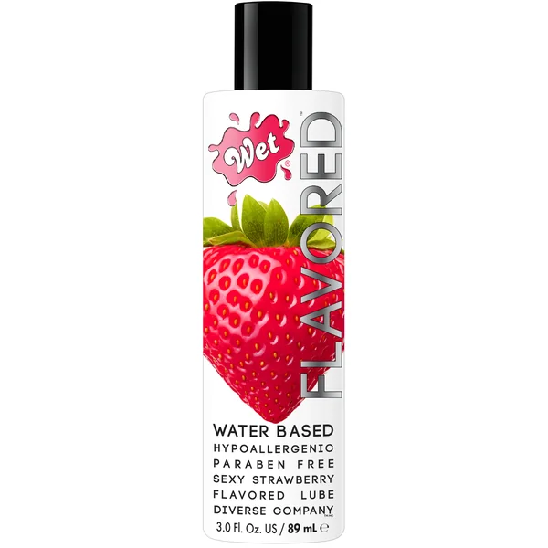 Wet Flavored Sexy Strawberry - 3 Fl Oz