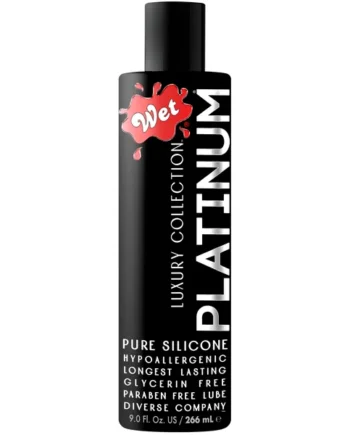 Wet Platinum Luxury Silicone Lubricant - 9 Fl. Oz.