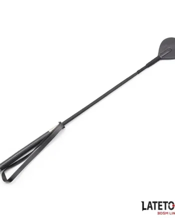 Whip with Heart Shape Black 60cm