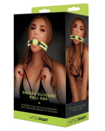 Whipsmart Glow in the Dark Deluxe Silicone Ball Gag