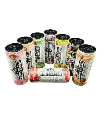 White Rabbit Energy Kratom Seltzer Cherry Bomb
