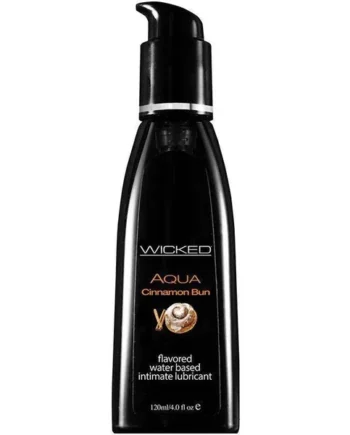 Wicked Aqua Cinnamon Bun Water-Based Lubricant – 4 Oz.