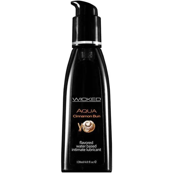 Wicked Aqua Cinnamon Bun Water-Based Lubricant – 4 Oz.