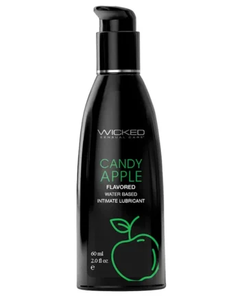 Wicked Aqua Flavored Lube - Candy Apple 2oz