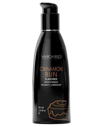 Wicked Aqua Flavored Lube - Cinnamon Bun 2oz