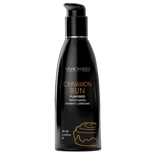 Wicked Aqua Flavored Lube - Cinnamon Bun 2oz