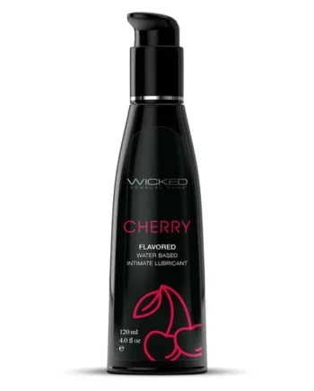 Wicked Aqua Flavoured Water-Based Lubricant - Cherry