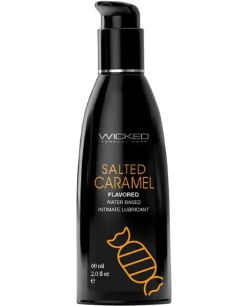 Wicked Aqua Salted Caramel Water Based Personal Lubricant 2 fl oz