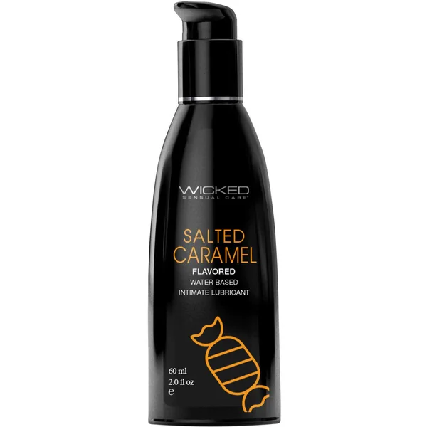 Wicked Aqua Salted Caramel Water Based Personal Lubricant 2 fl oz