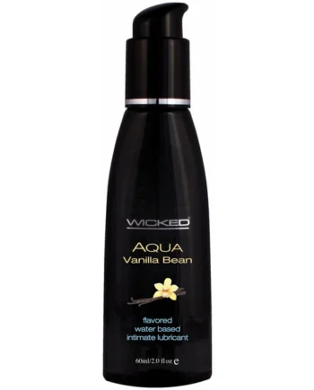 WICKED AQUA VANILLA BEAN LUBE 2 OZ