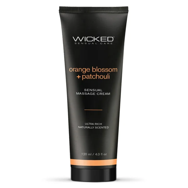 Wicked Orange + Patchouli Naturally Scented Sensual Massage Cream