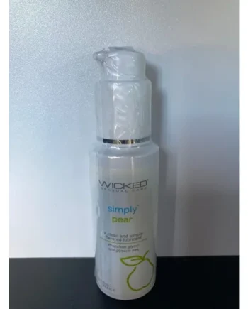 Wicked Simply Pear Flavored Lube 2.3oz