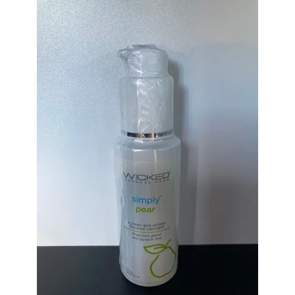 Wicked Simply Pear Flavored Lube 2.3oz