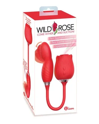 Wild Rose Suction & Come Hither Vibrator