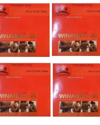 WINAGRA 100mg TABLET (Pack Of 4) (4 Tablets Each)