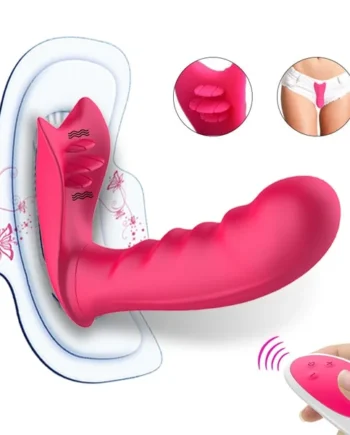 Wireless Invisible Wearable Dildo Tongue Licking Vibrator