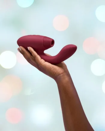 Womanizer Duo 2 Rabbit Air Pulse Vibrator (Bordeaux)