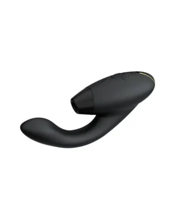 Womanizer Duo 2 Silicone Rechargeable Clitoral and G-Spot Stimulator – Black
